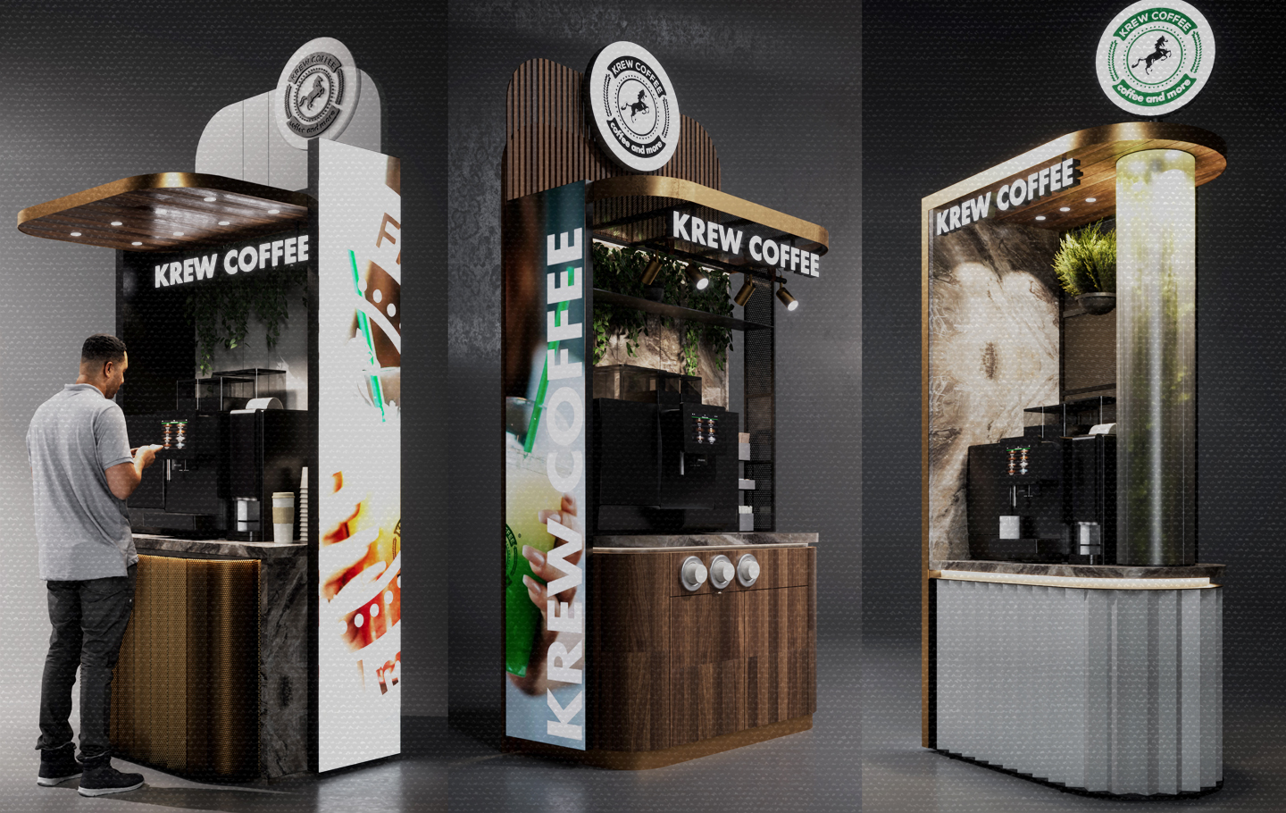 Stand Self-Service – KREW Coffee