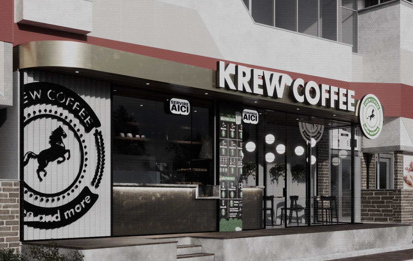 Kiosk Stradal – KREW Coffee <br> 25 m2